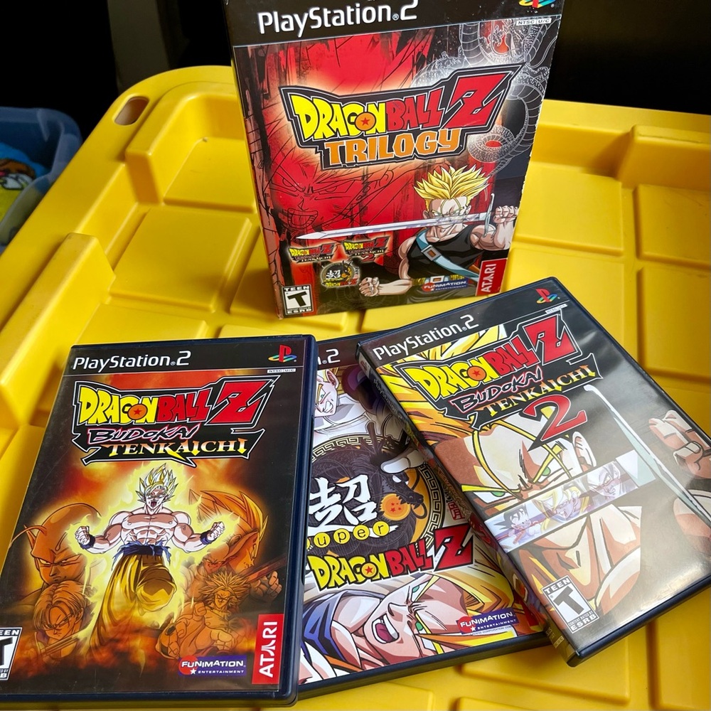 Dragon Ball Z Trilogy Tenkaichi 1 2 3 for PlayStation 2 Complete Excellent to NM